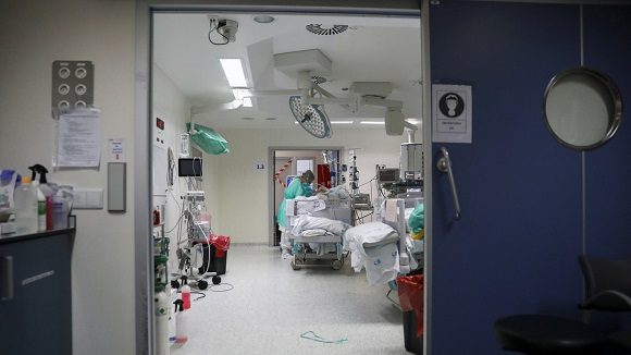 Hospital La Paz, en Madrid, España. Foto: Sergio Perez / Reuters.