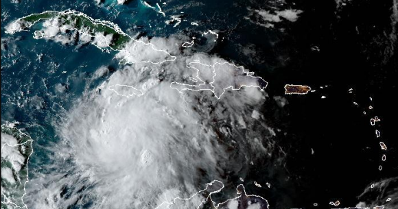 magen Satelital de la Tormenta tropical Ian. NOAA.