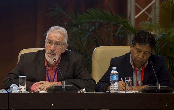 Representantes de la izquierda internacional reunidos en Cuba 