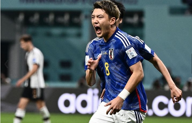 Japón se llevó la victoria en su primer partido en el Mundial, ante Alemania. Foto: Cadena 3.