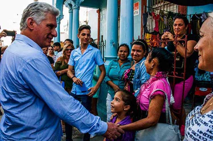 Díaz-Canel realza respuesta de cubanos ante situación energética