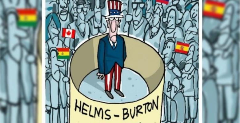 caricatura Título II de la Helms-Burton