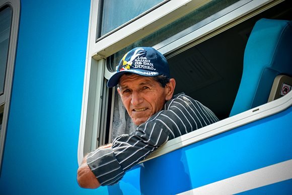 Arribo a la estación de ferrocarril de la ciudad de Holguín