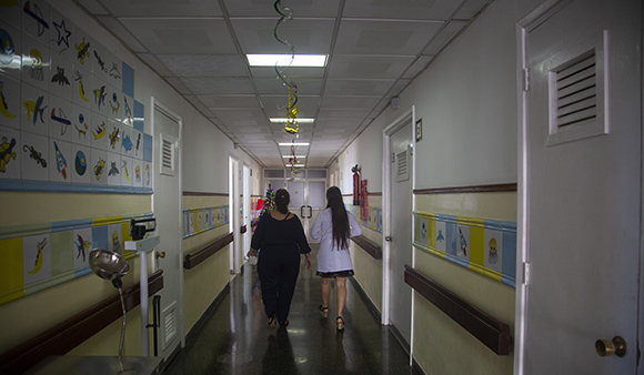 Sala de neuropediatría del Instituto Nacional de Neurología