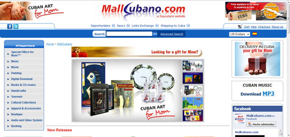 Mallcubano.com, nuevo sitio web de la Agencia Soycubano de Artex para el comercio electrónico