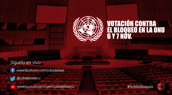 Votación en ONU contra el bloqueo de EEUU a Cuba Votación en ONU contra el bloqueo de EEUU a Cuba