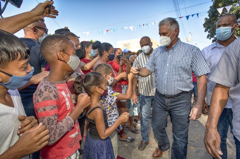 Díaz-Canel en La Habana