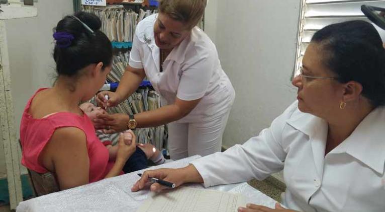 Alta inmunización en Cuba contra la poliomielitis