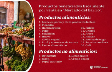 Gobierno cubano resalta proyecto de mercados de barrio