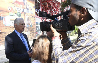 Díaz-Canel en FIHAV 2025