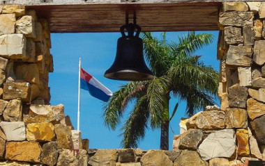 El repique de la campana de La Demajagua marcó el camino de la libertad. Foto: Anaisis Hidalgo Rodríguez