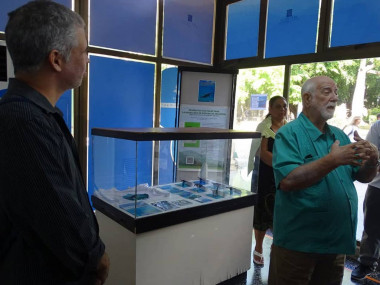 Museo de Cuba exhibe muestra sobre fósil de reptil marino